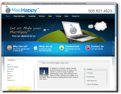 Preview of our new web site